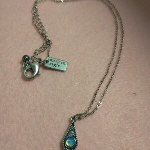 American Eagle Outfitters Silver Pendant Necklace